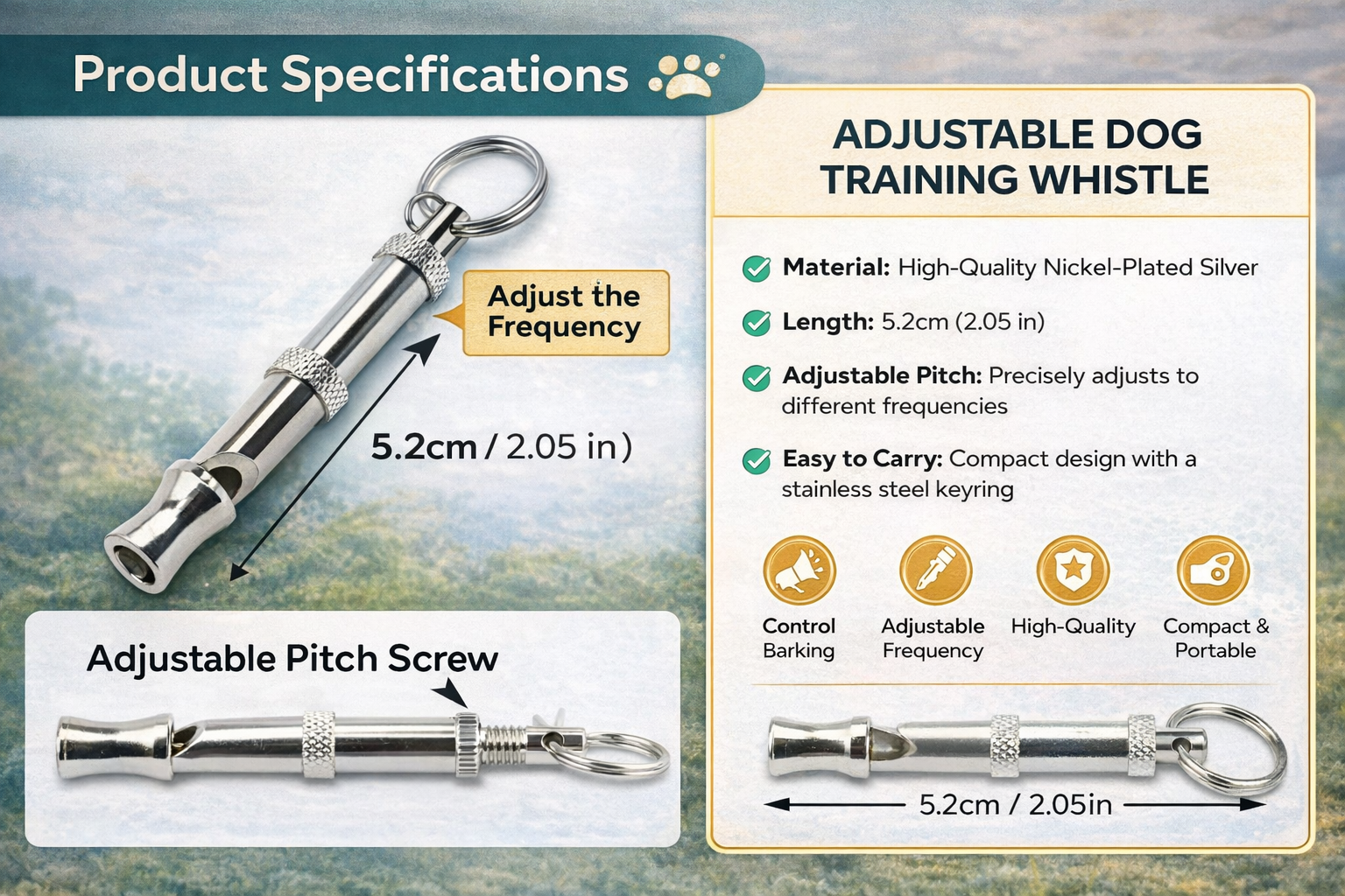 PawControl™-Dog Training Whistle